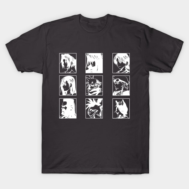 Final Fantasy VII "Choose Your Hero" T-Shirt by Fadelias